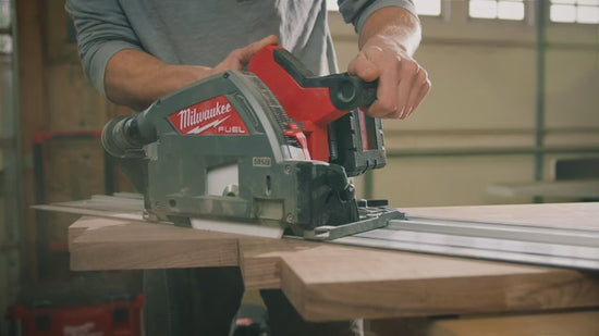 Milwaukee 2831-20 M18 FUEL 6-1/2” Plunge Track Saw - Tool Only product video