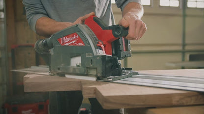Milwaukee 2831-20 M18 FUEL 6-1/2” Plunge Track Saw - Tool Only product video